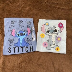 NWT - Stitch Graphic Tee Bundle / Set Disney